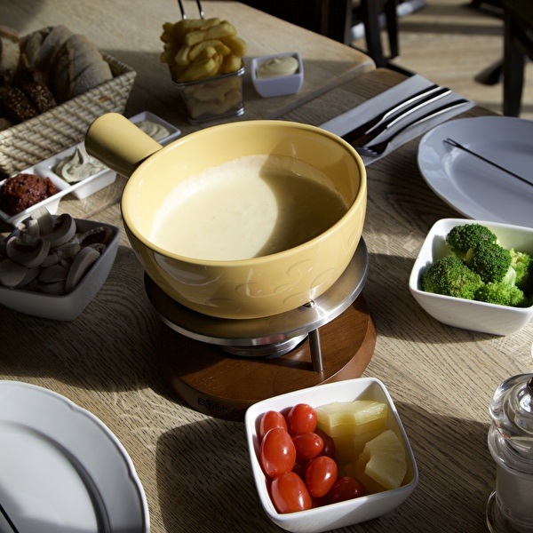 Kaasfondue bij Bosrestaurant Overberg